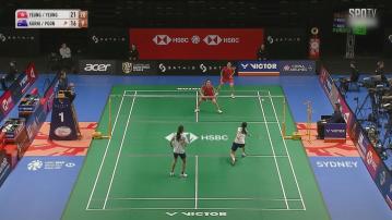 澳洲羽毛球公開賽 楊雅婷及楊霈霖躋身女雙八強
