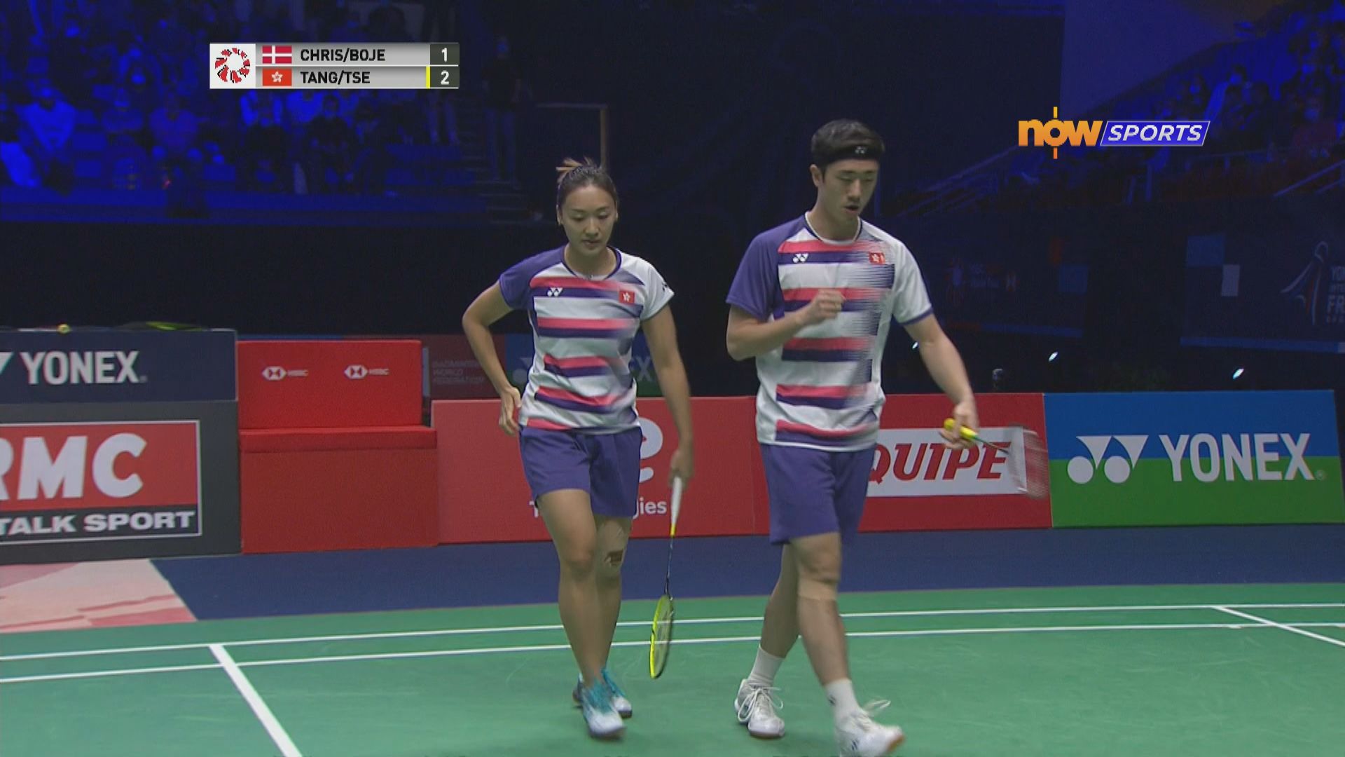 法國公開賽　鄧俊文謝影雪混雙四強止步