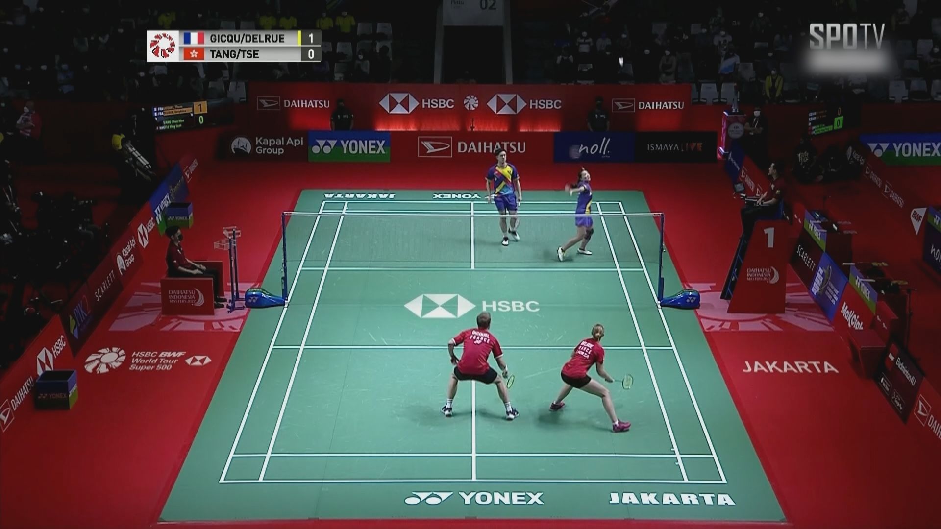 印尼大師賽　「鄧謝配」不敵法國組合八強止步