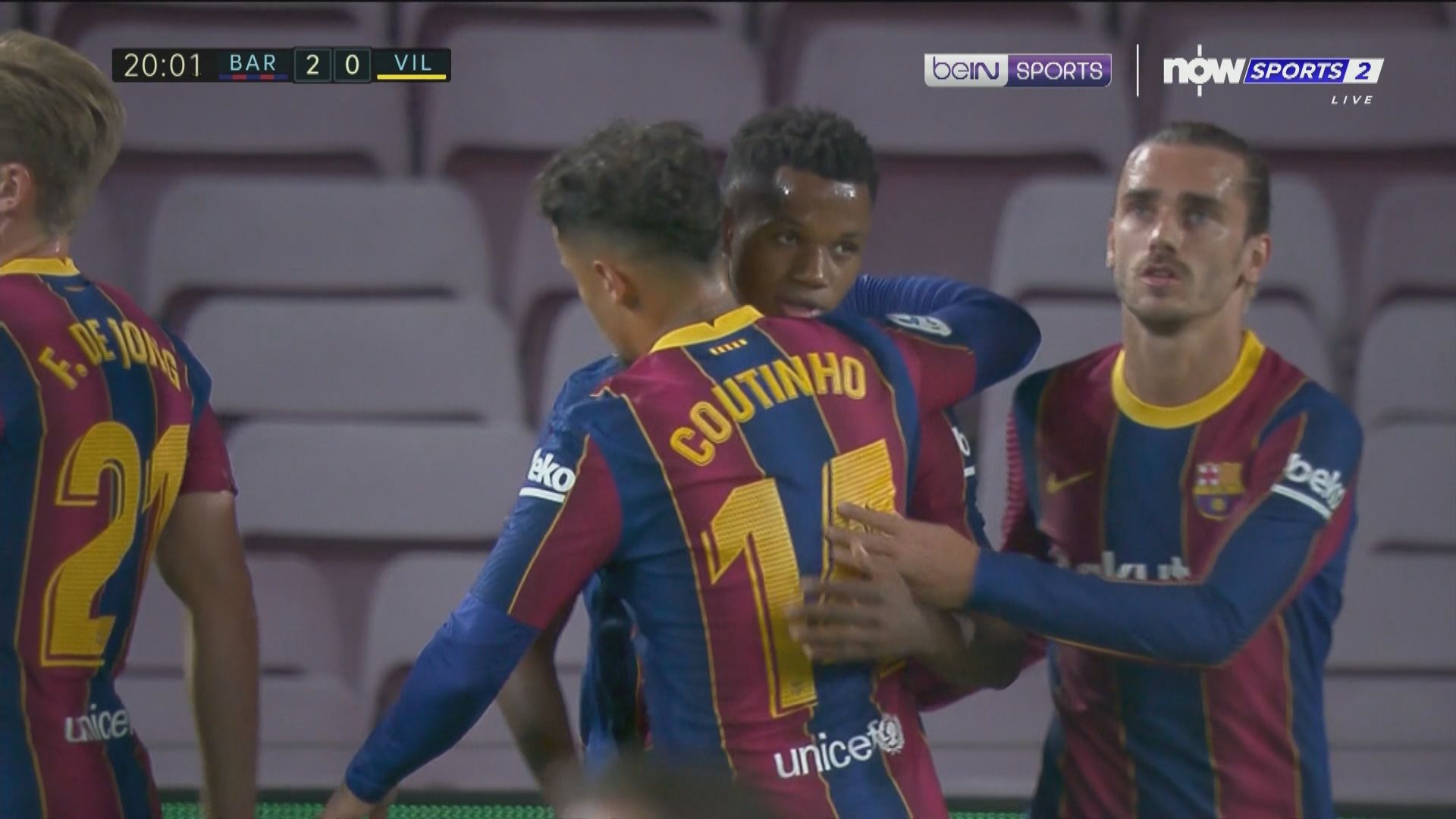 西甲　巴塞羅那 4:0 維拉利爾