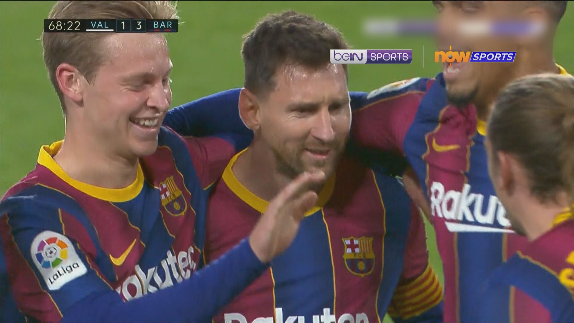 西甲　華倫西亞2:3巴塞羅那