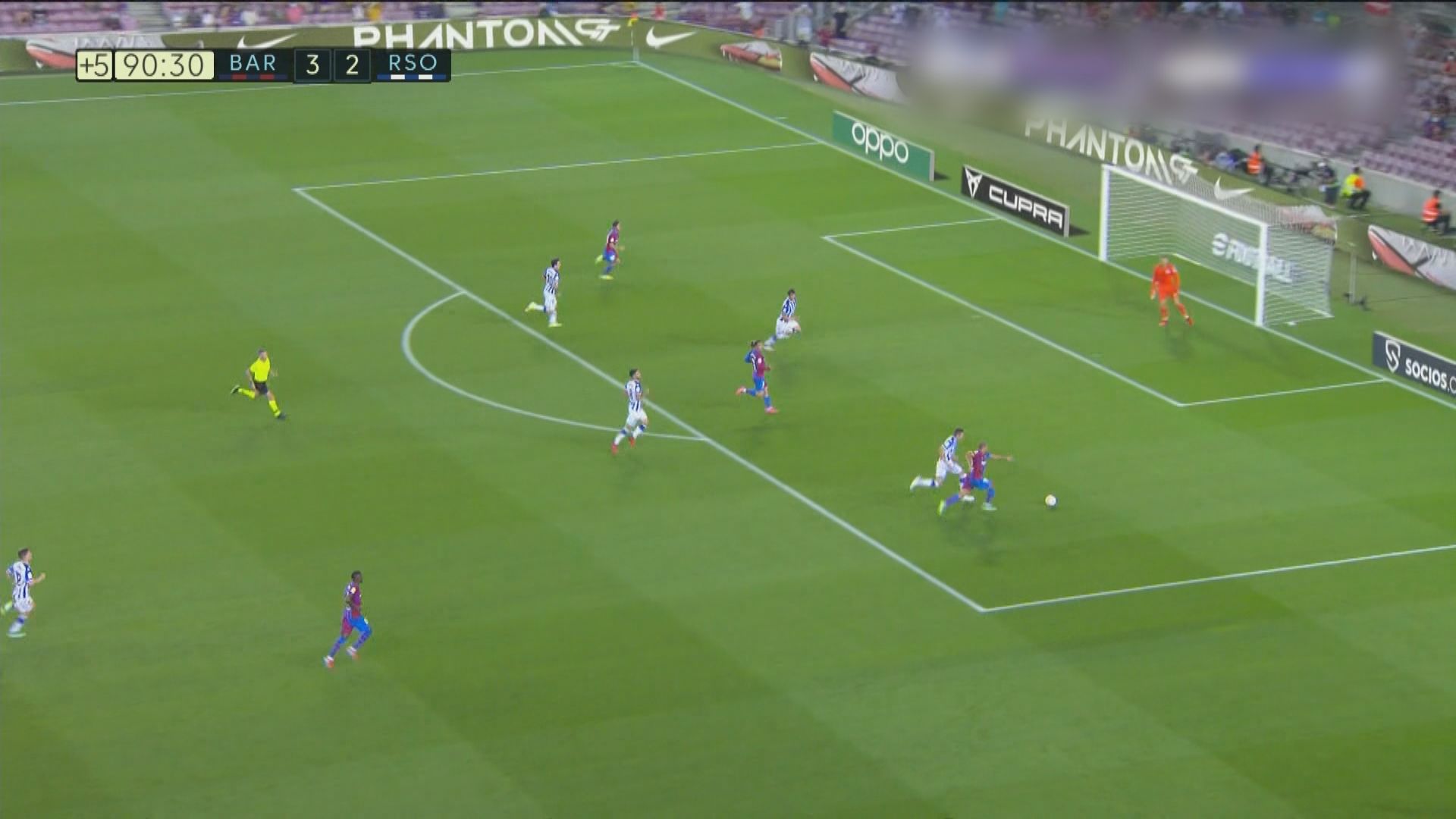 西甲　巴塞羅那4：2皇家蘇斯達