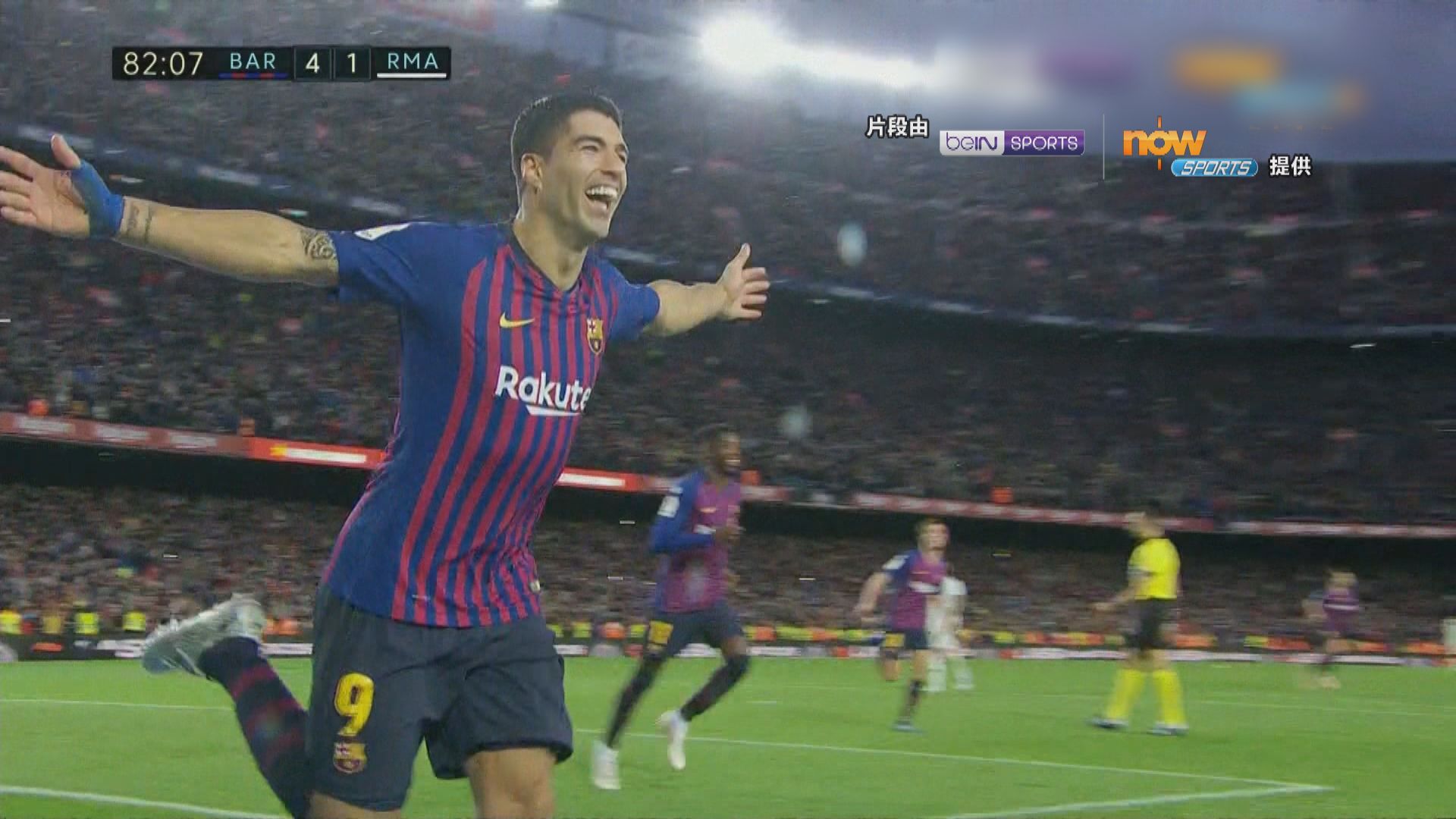 西甲　巴塞羅那5:1皇家馬德里