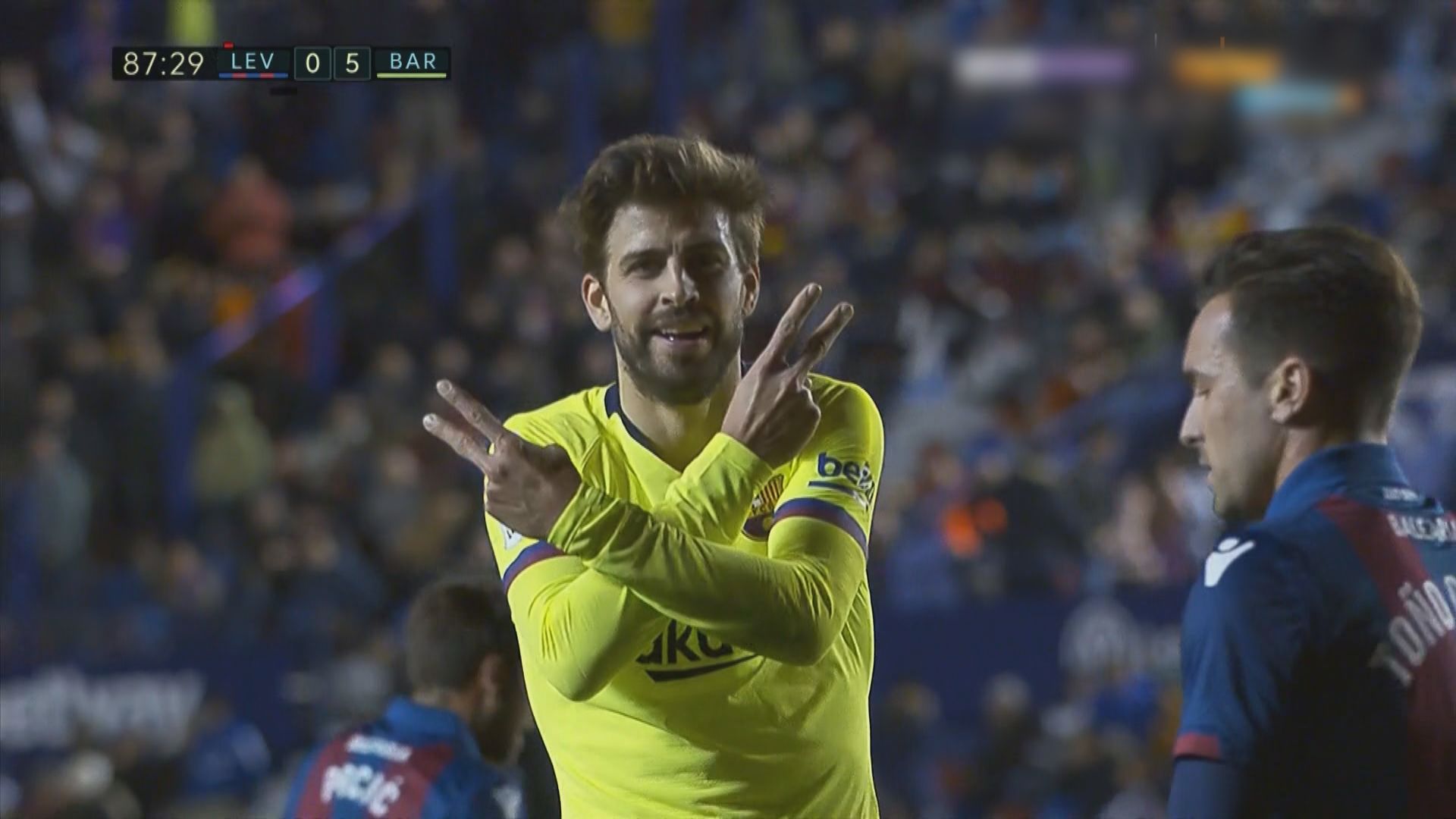 西甲　利雲特0:5巴塞羅那