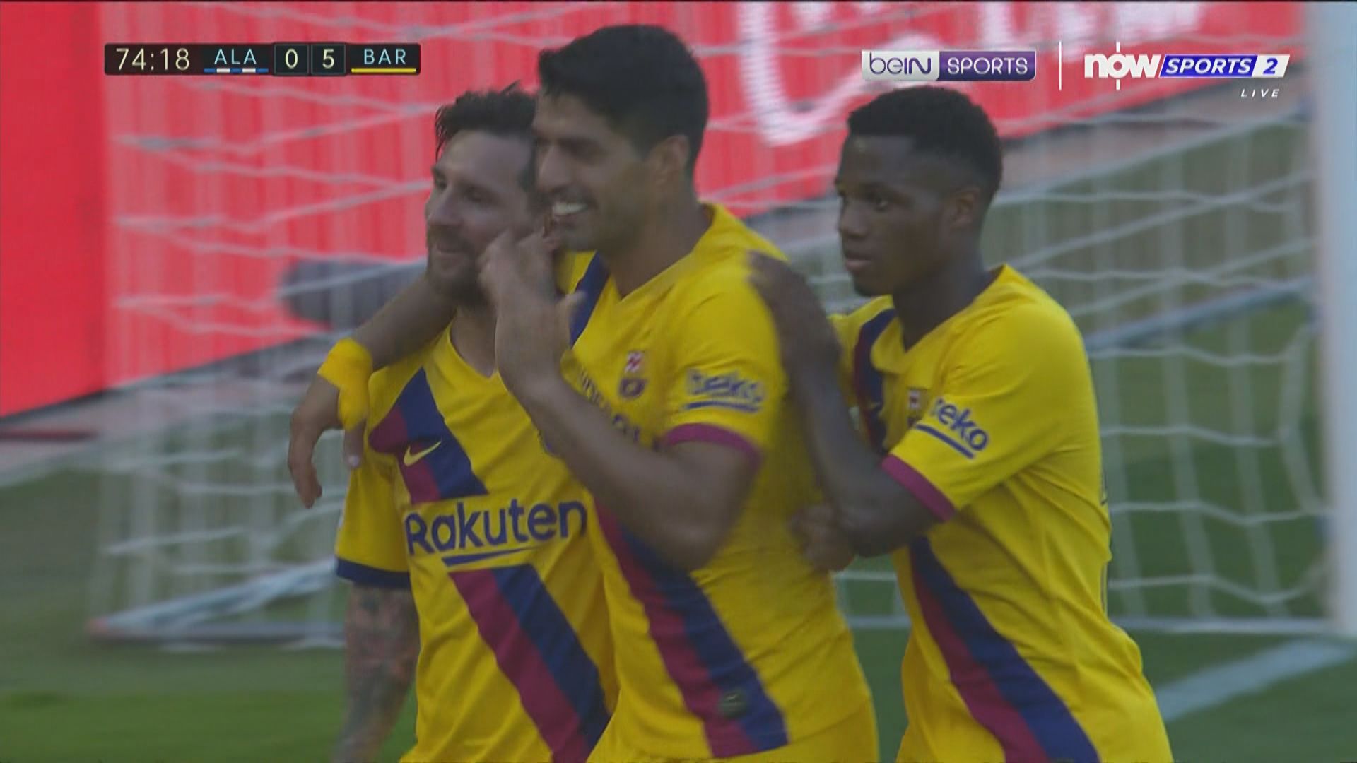 西甲　艾拉維斯0:5巴塞羅那