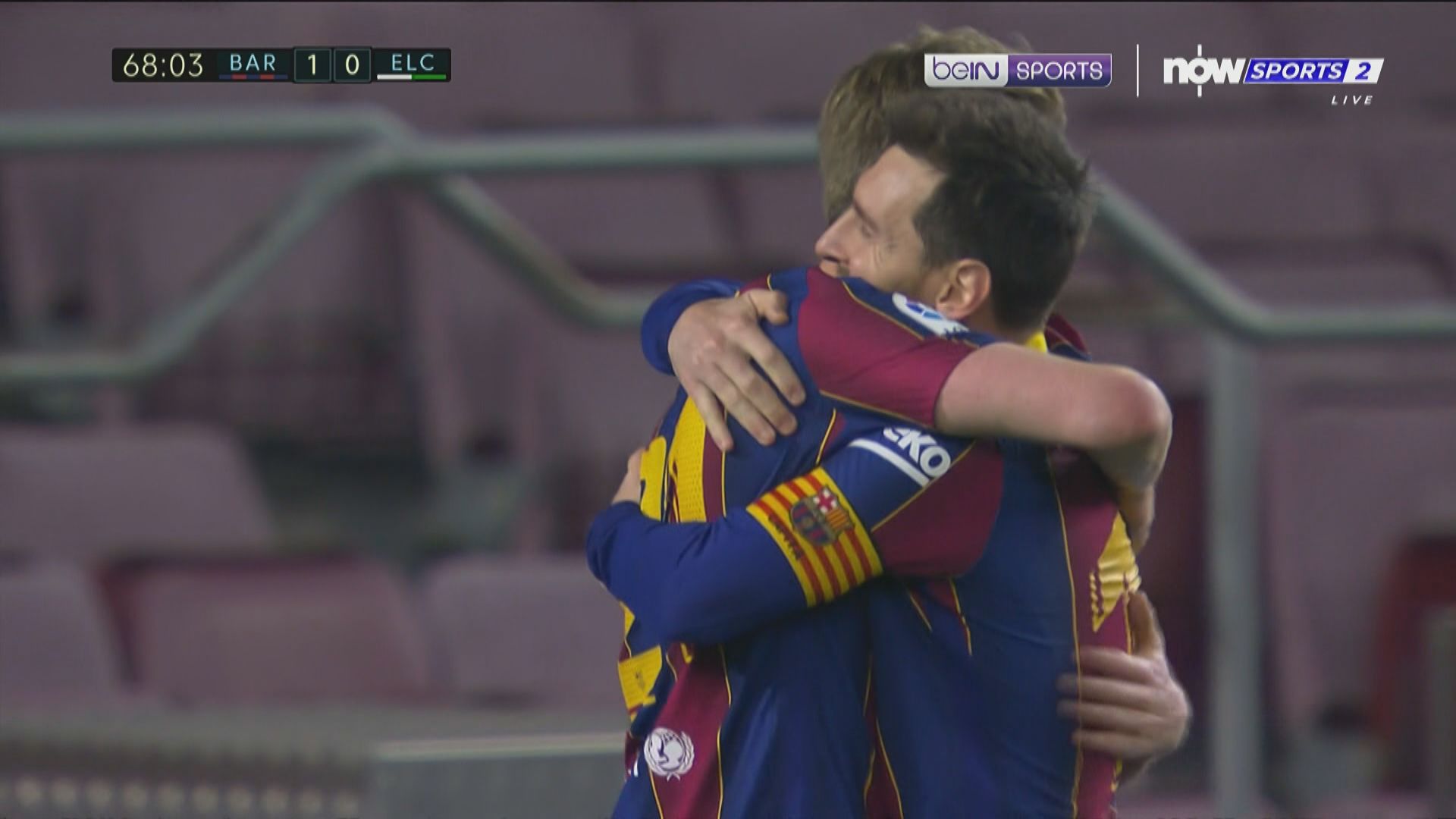 西甲　巴塞羅那3:0艾爾切