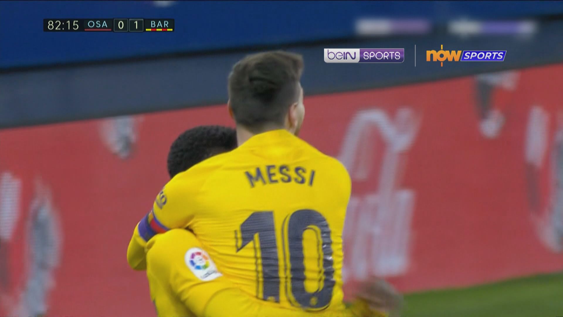 西甲　奧沙辛拿0:2巴塞羅那