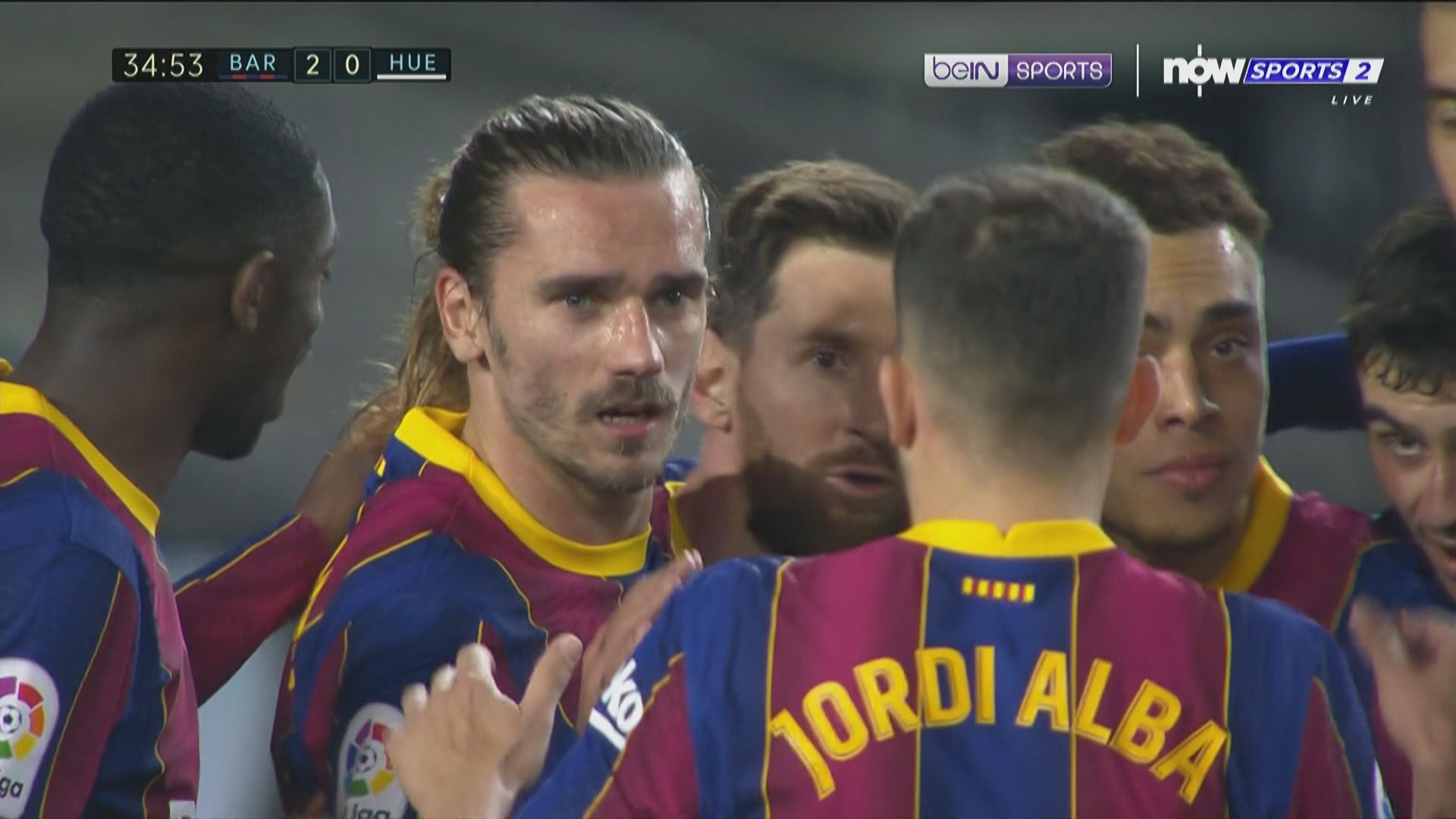 西甲　巴塞羅那4:1韋斯卡