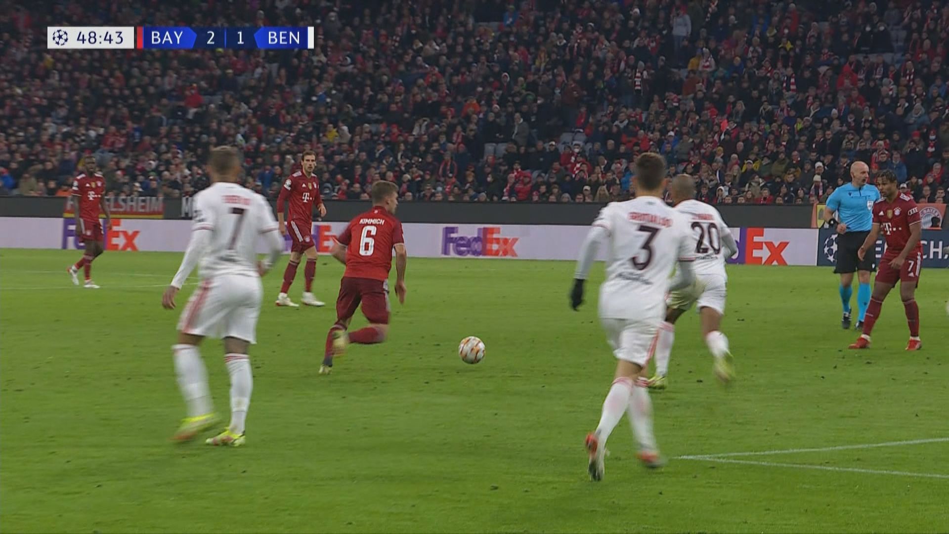 歐聯E組　拜仁慕尼黑5:2賓菲加