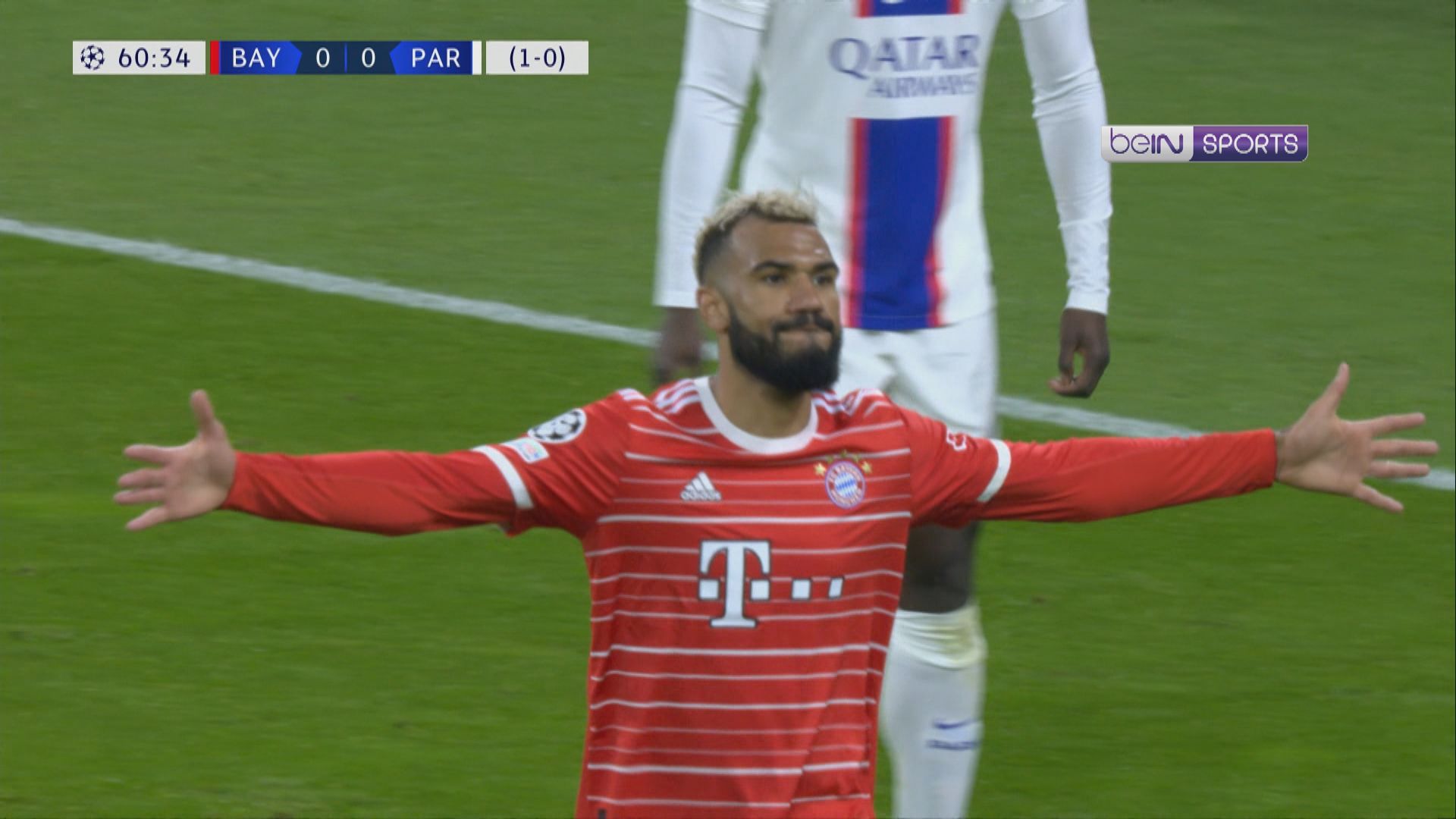 歐聯十六強次回合　拜仁慕尼黑 2:0 巴黎聖日耳門 (兩回合 3:0)