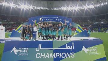 退役足球名宿於卡塔爾進行慈善賽