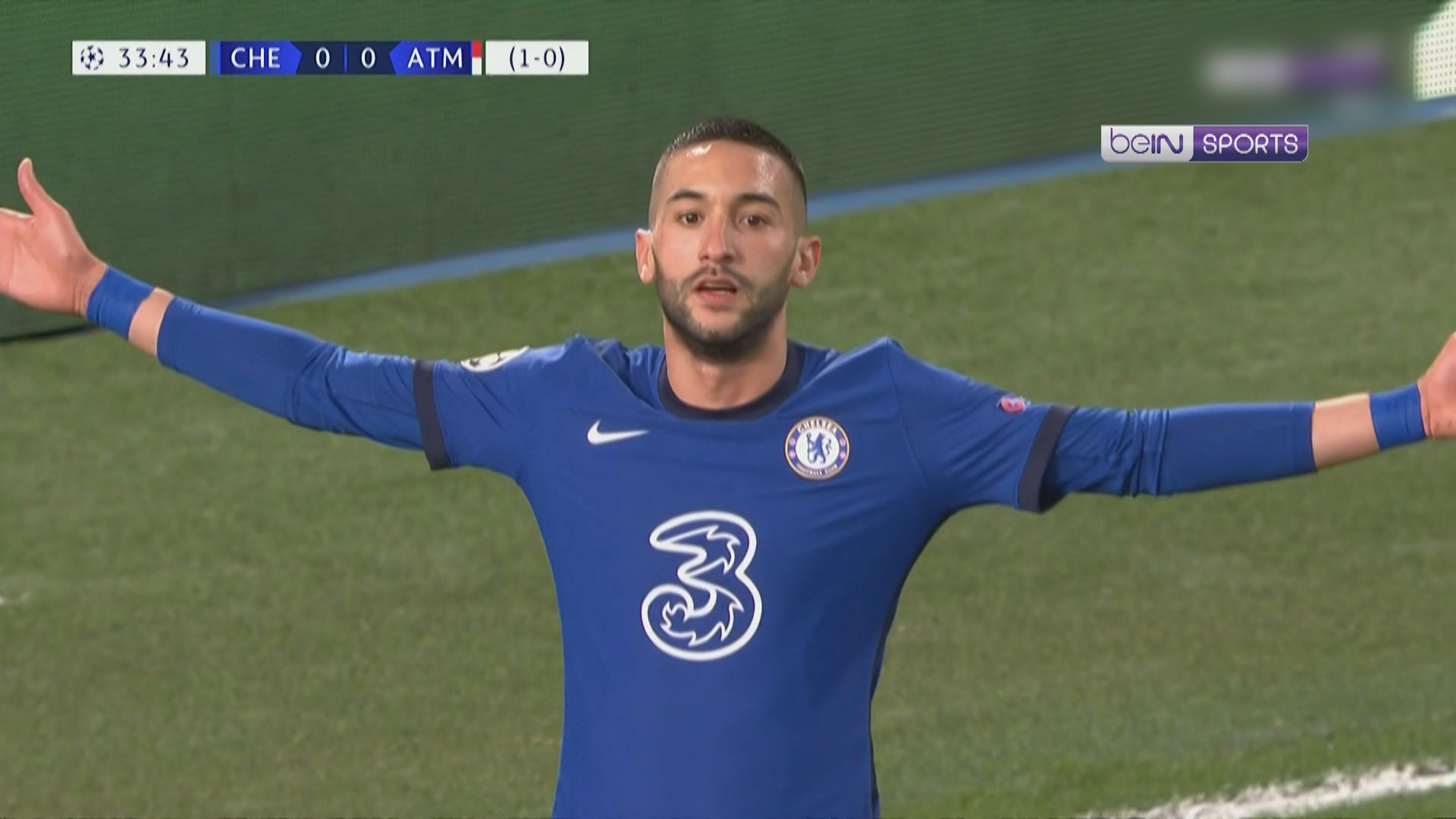 歐聯16強　車路士2:0馬德里體育會(3:0)