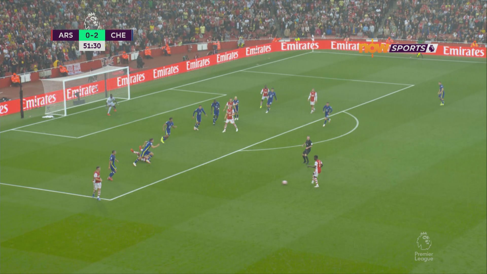 英超　阿仙奴0:2車路士