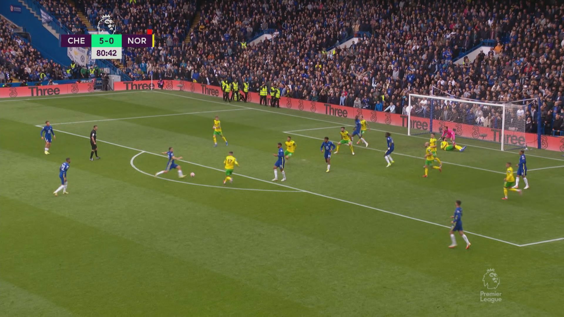 英超　車路士7:0諾域治