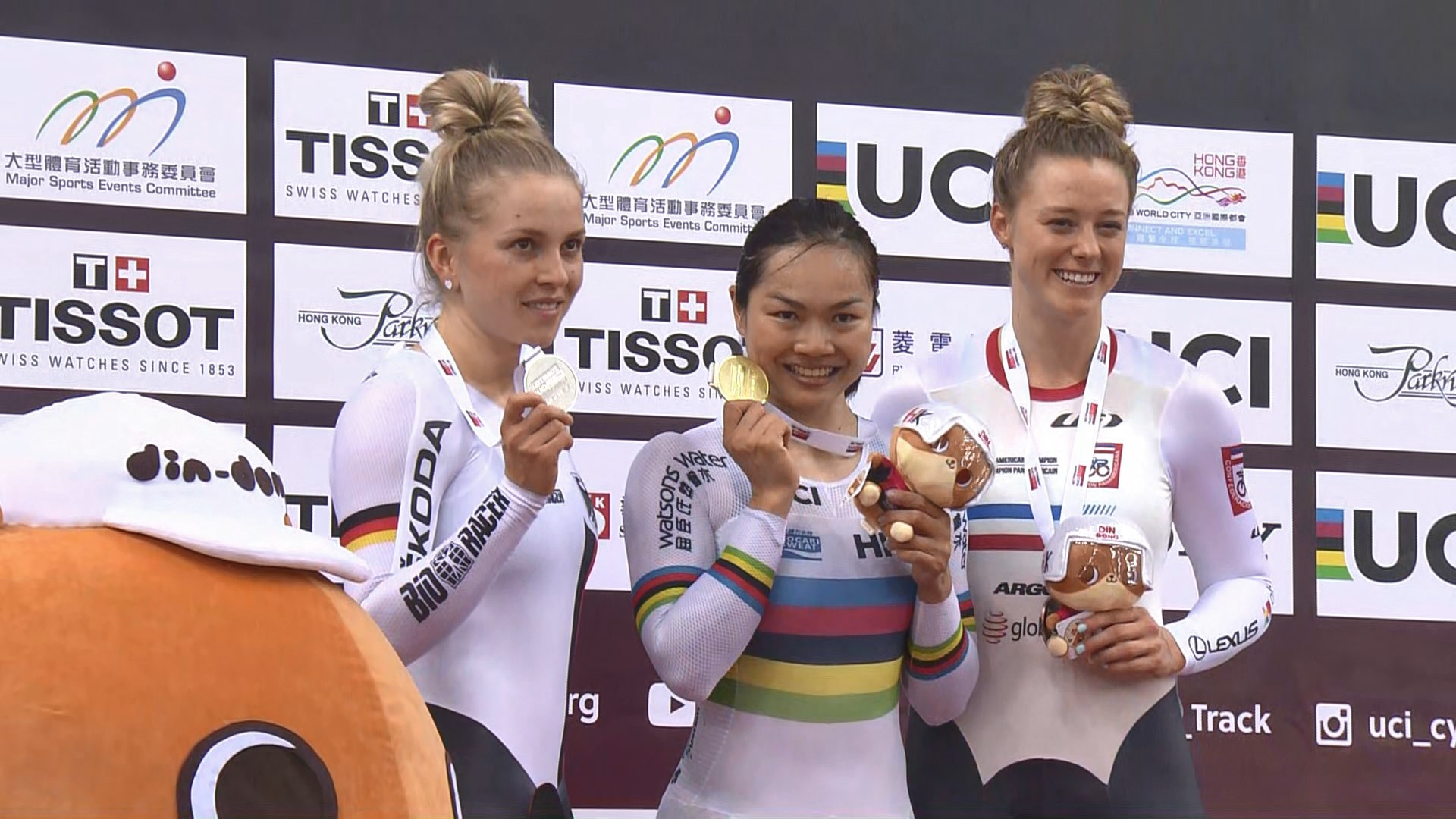 場地世界盃香港站　李慧詩爭先賽奪金