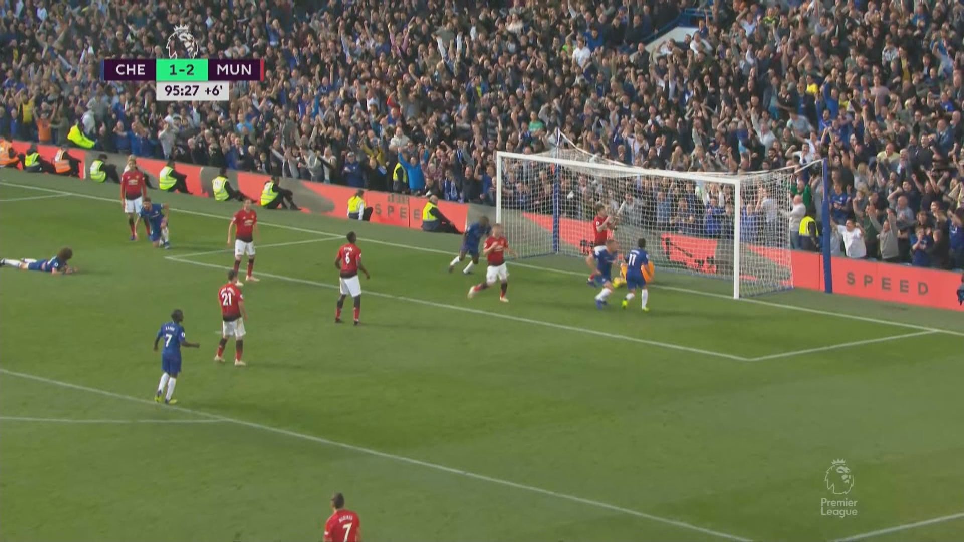 英超　車路士 2:2 曼聯