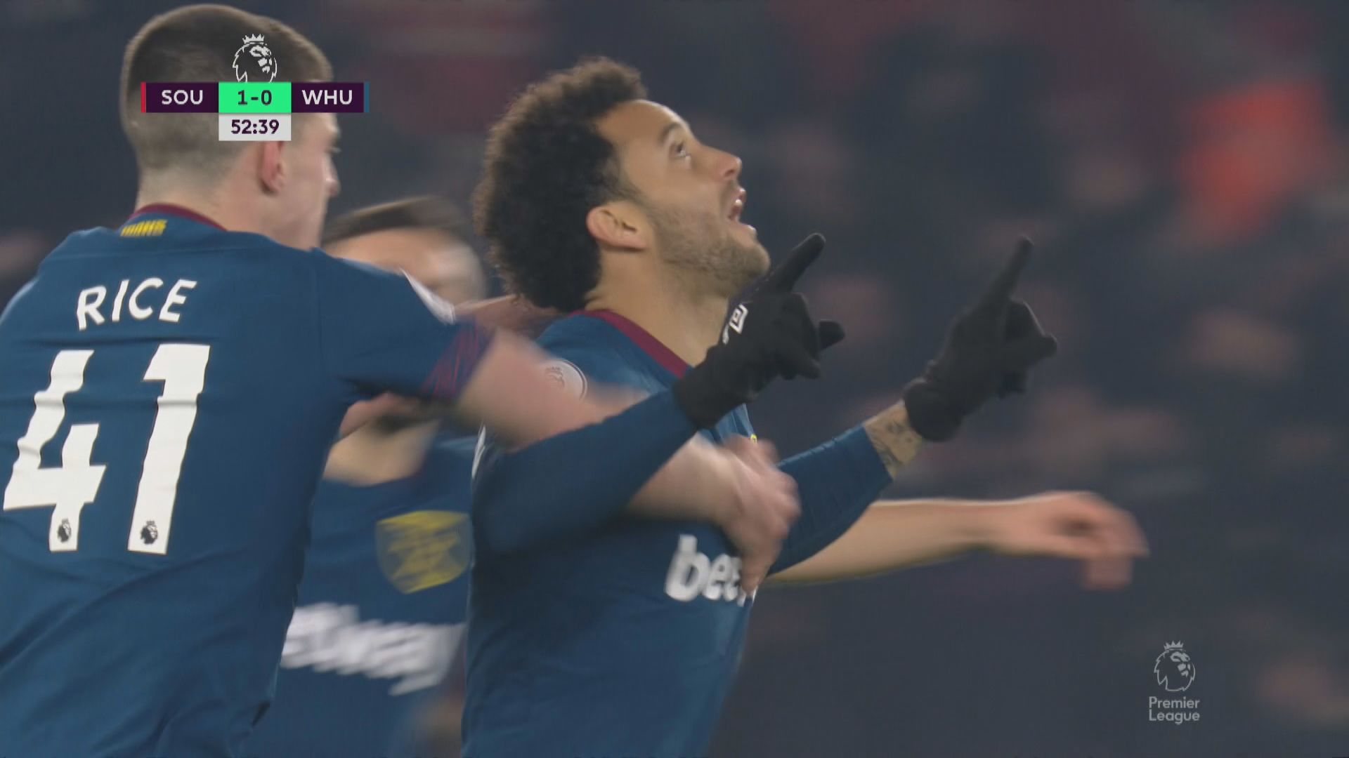 英超 修咸頓1:2韋斯咸