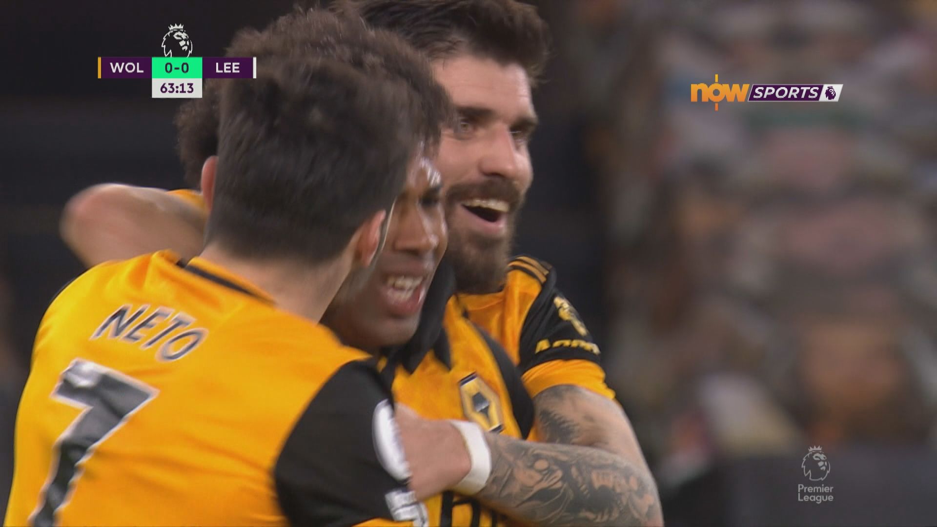 英超　狼隊1:0列斯聯