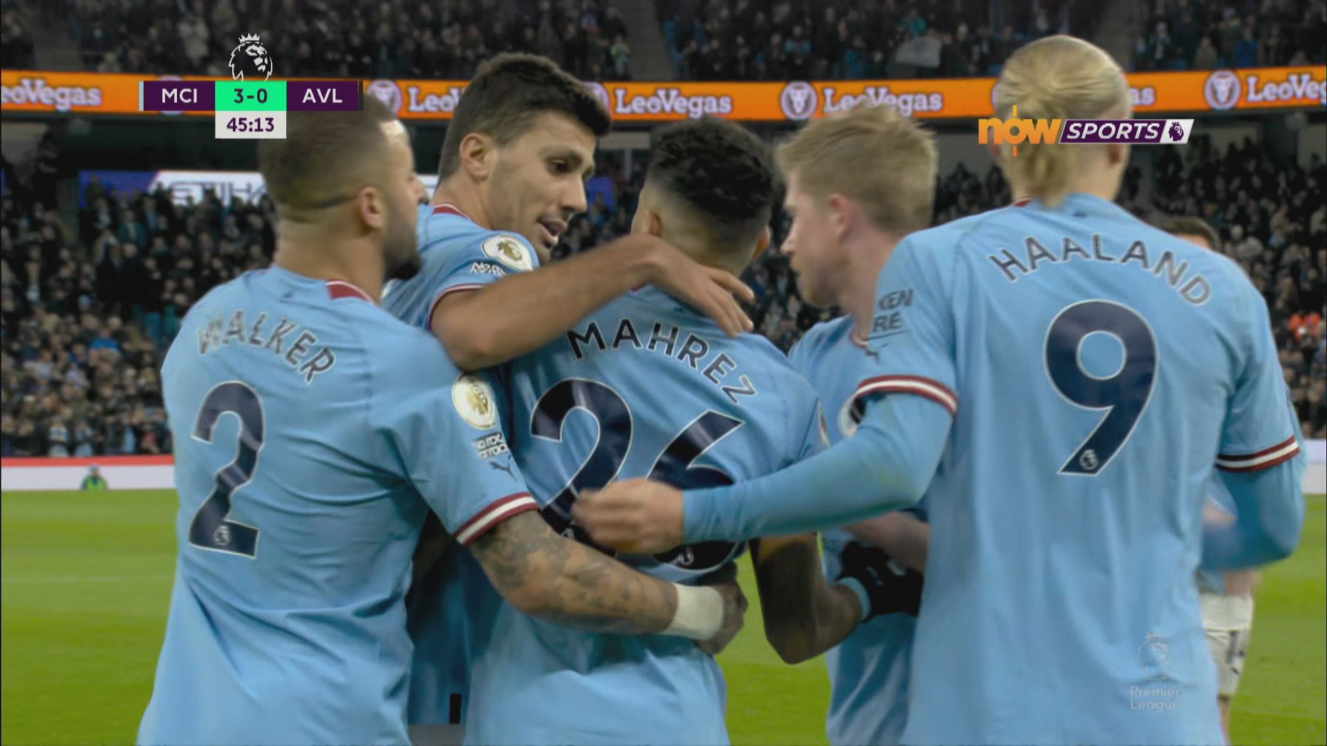 英超　曼城 3:1 維拉