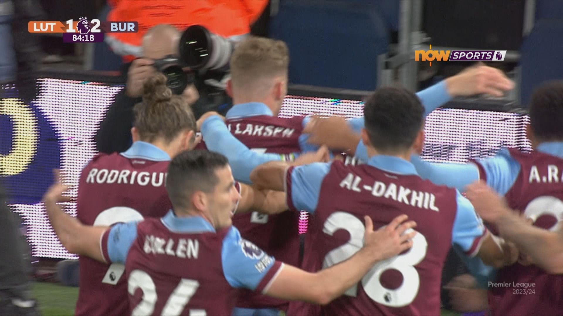 英超 盧頓 1:2 般尼