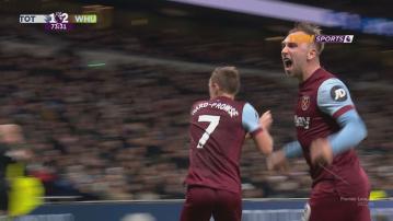 英超 熱刺 1:2 韋斯咸