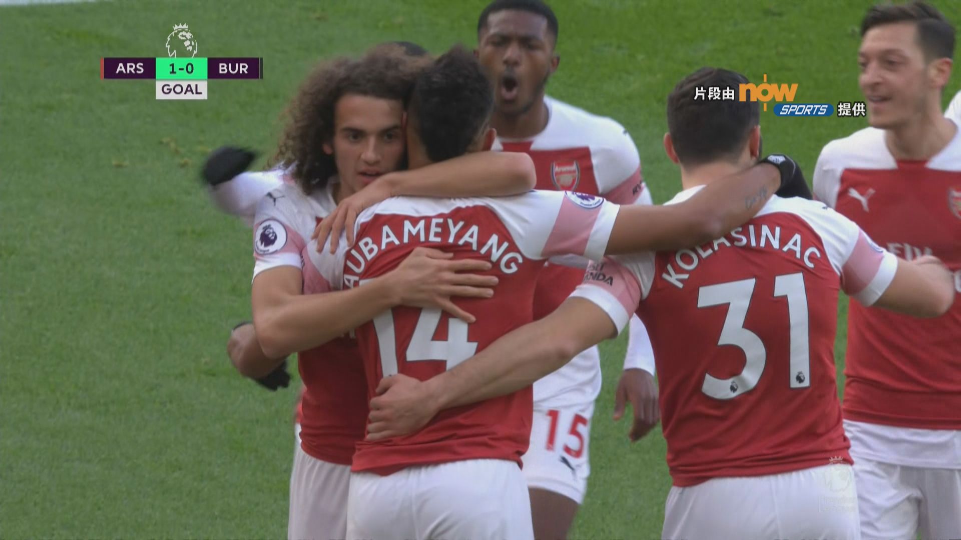 英超　阿仙奴 3:1 般尼