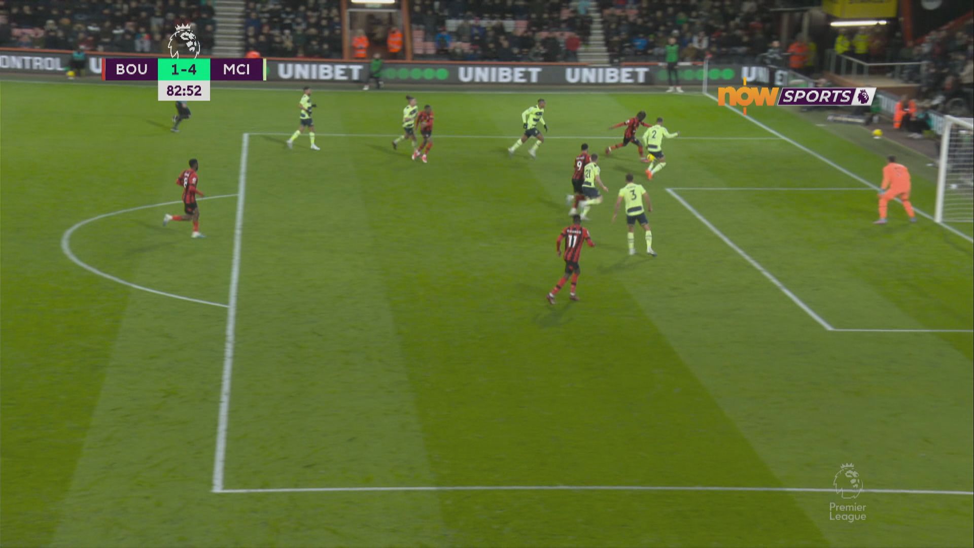 英超　般尼茅夫1:4曼城