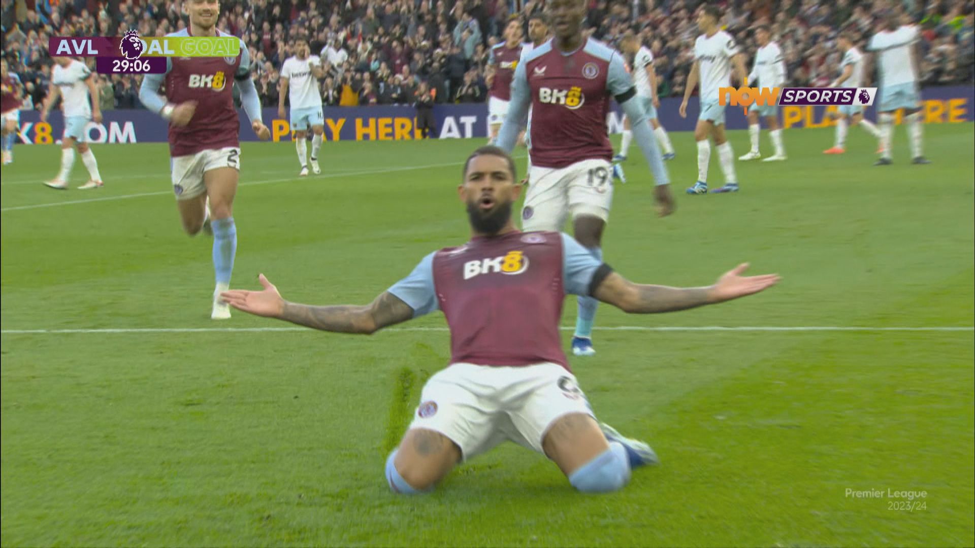 英超 阿士東維拉 4:1 韋斯咸