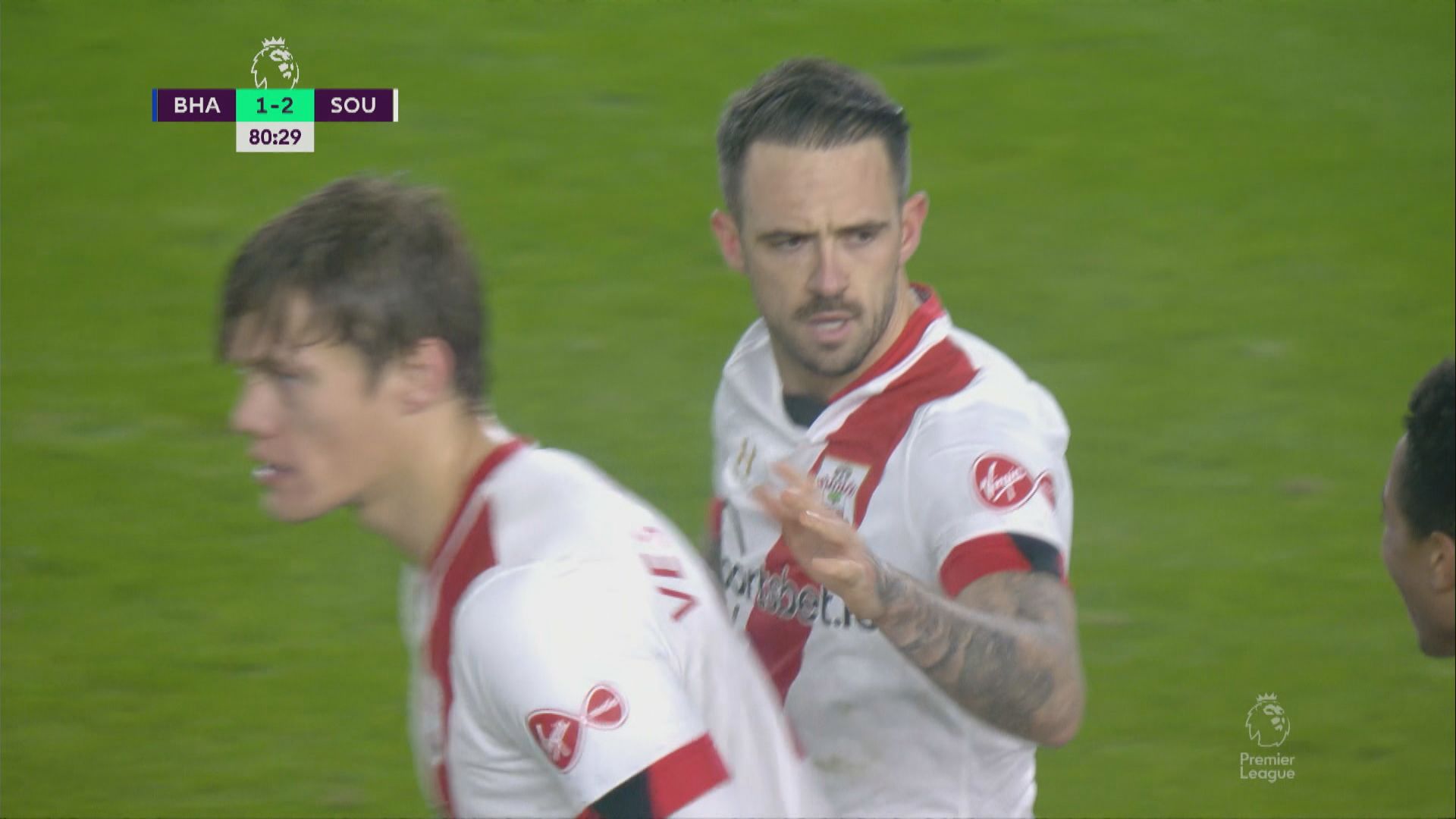 英超　白禮頓1:2修咸頓