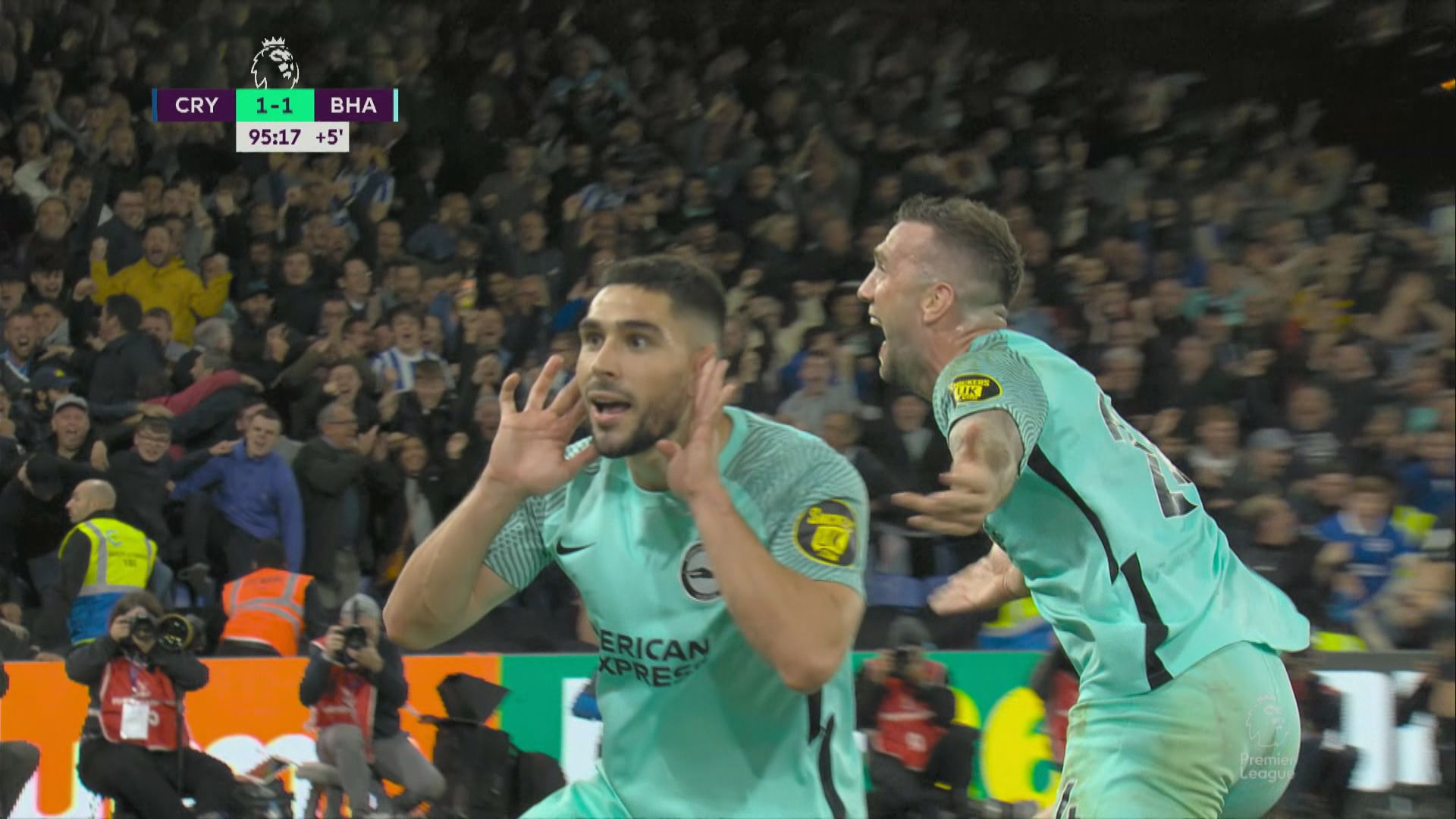 英超　水晶宮1:1白禮頓