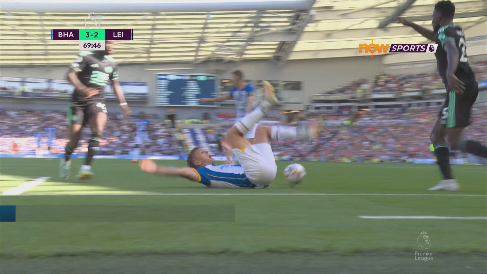 英超　白禮頓5:2李斯特城