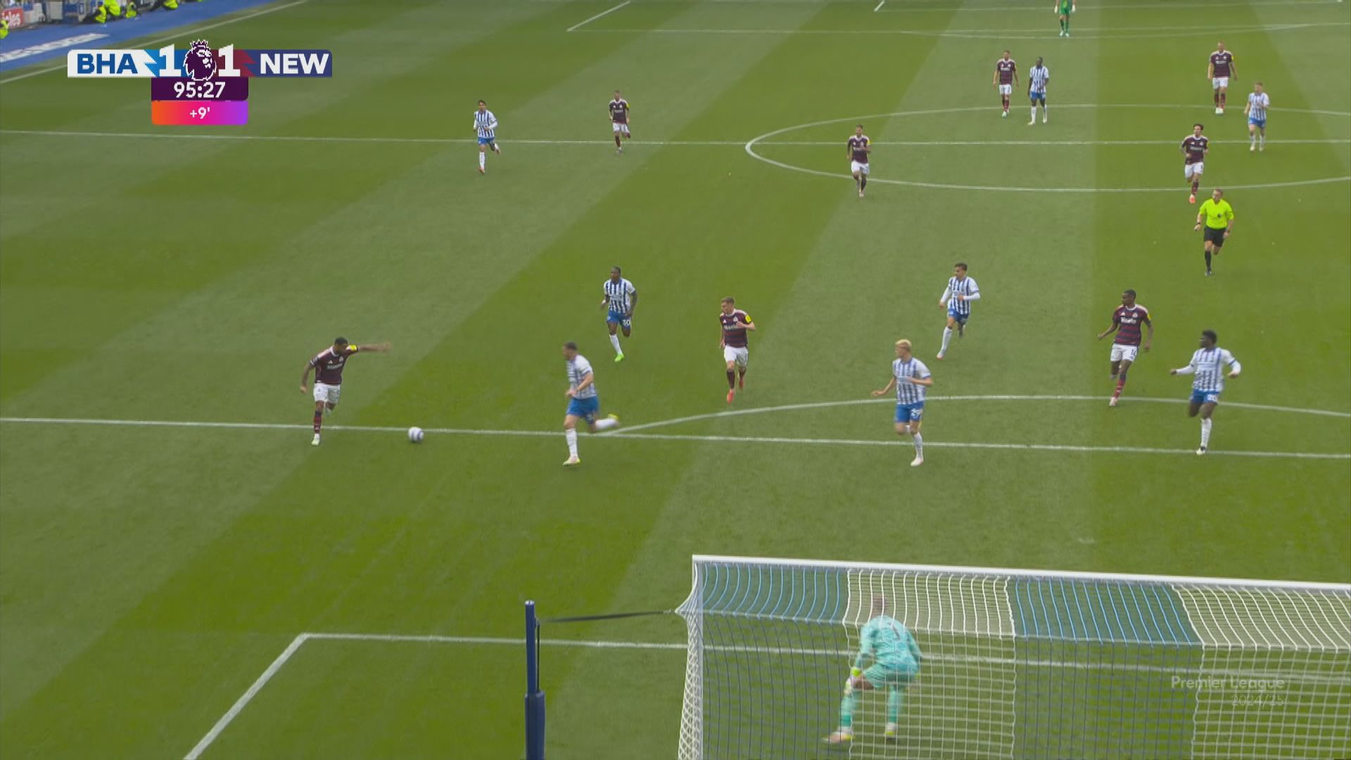 英超　白禮頓 1:1 紐卡素