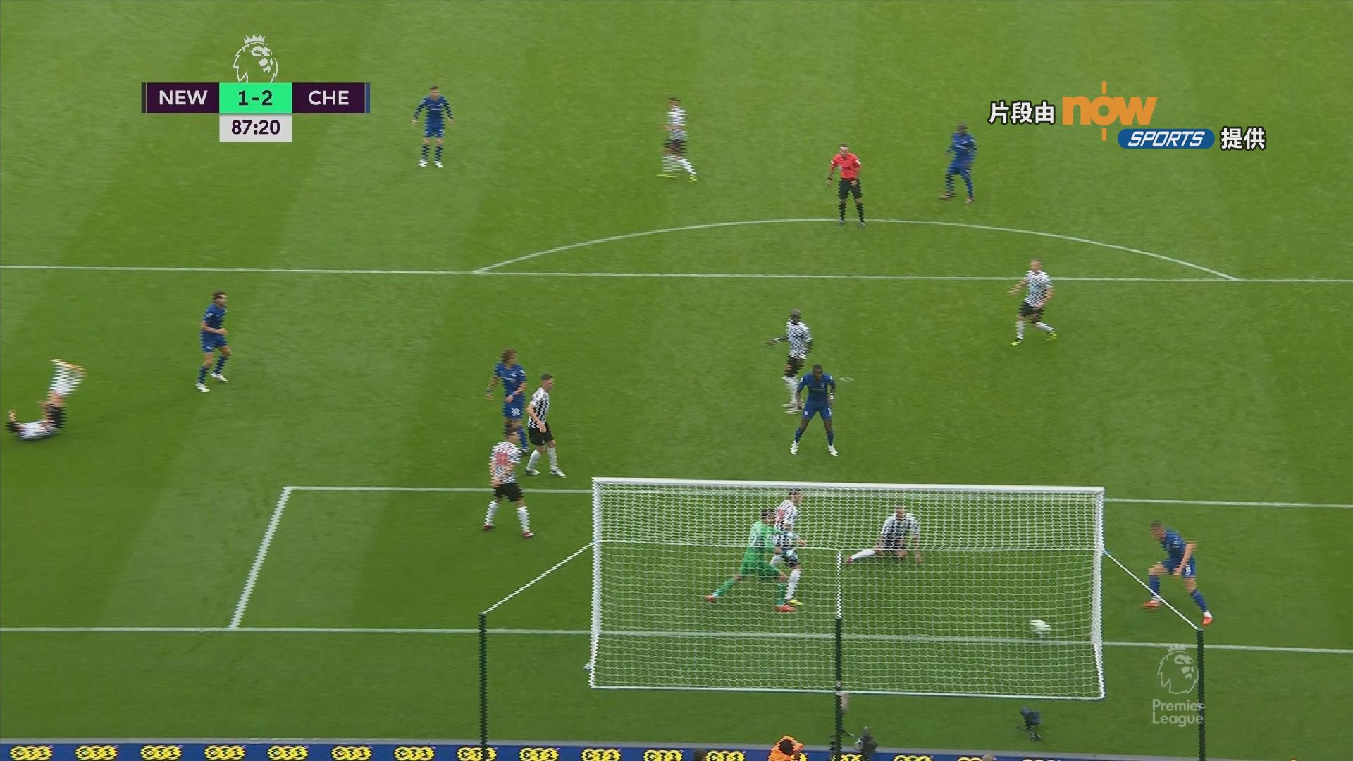 英超　紐卡素1:2車路士 