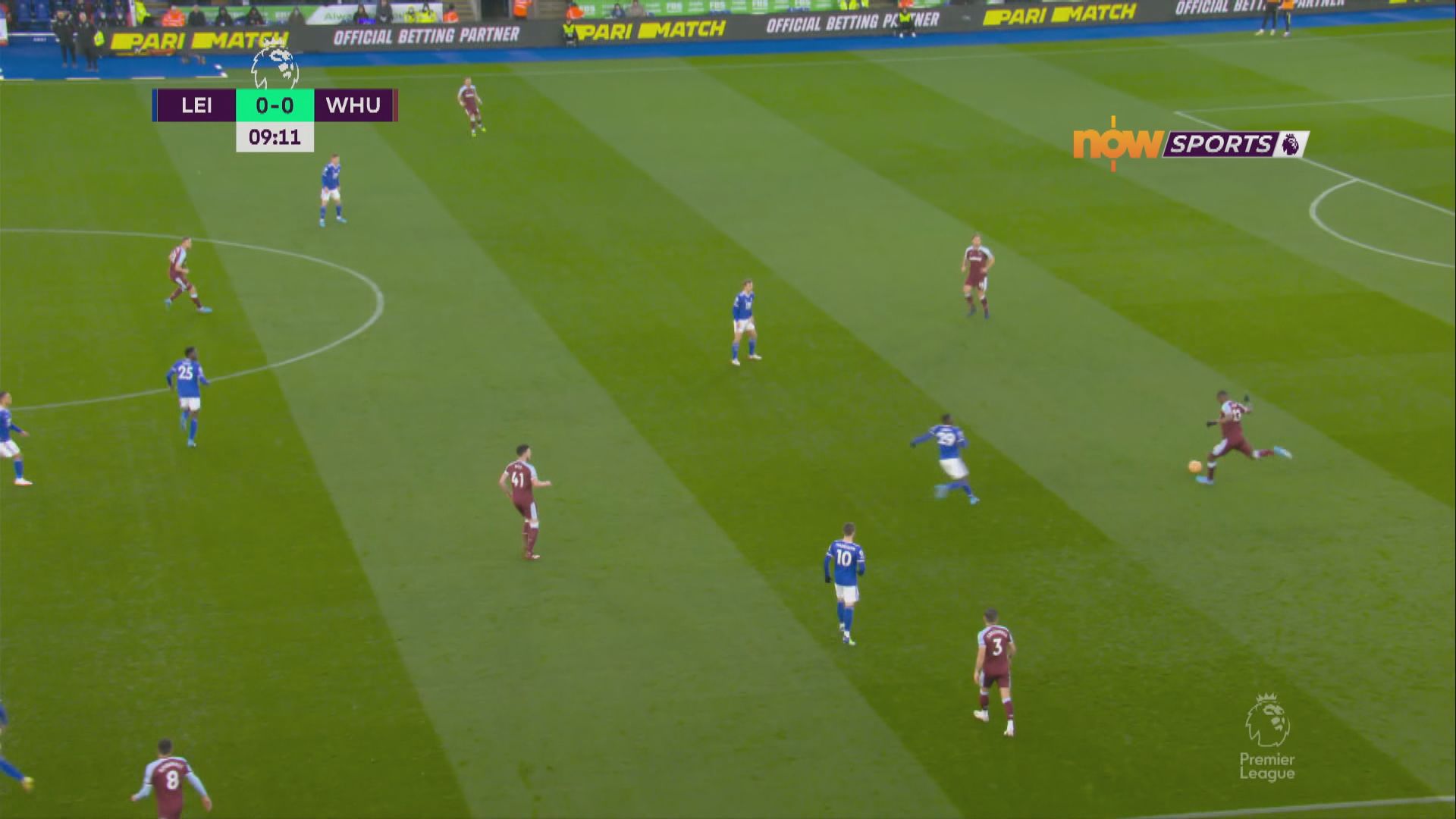 英超　李斯特城2:2韋斯咸