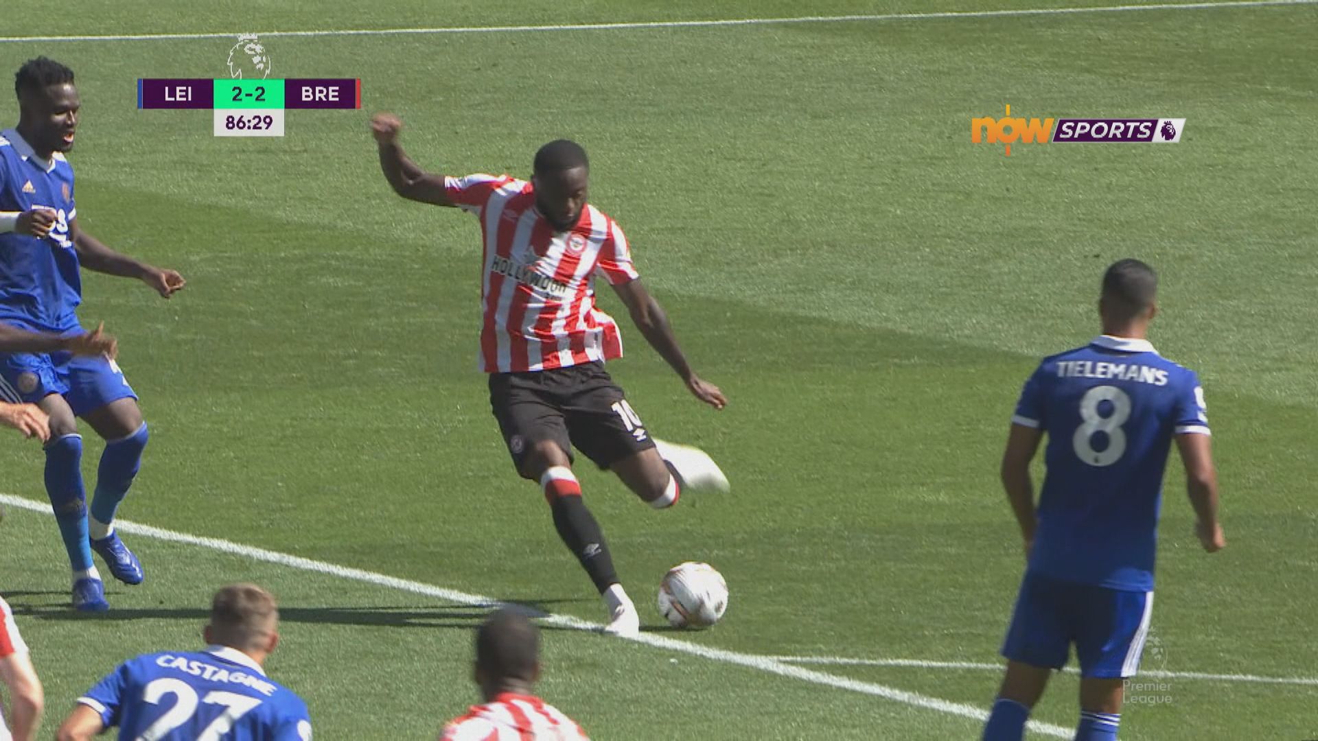 英超　李斯特城2:2賓福特