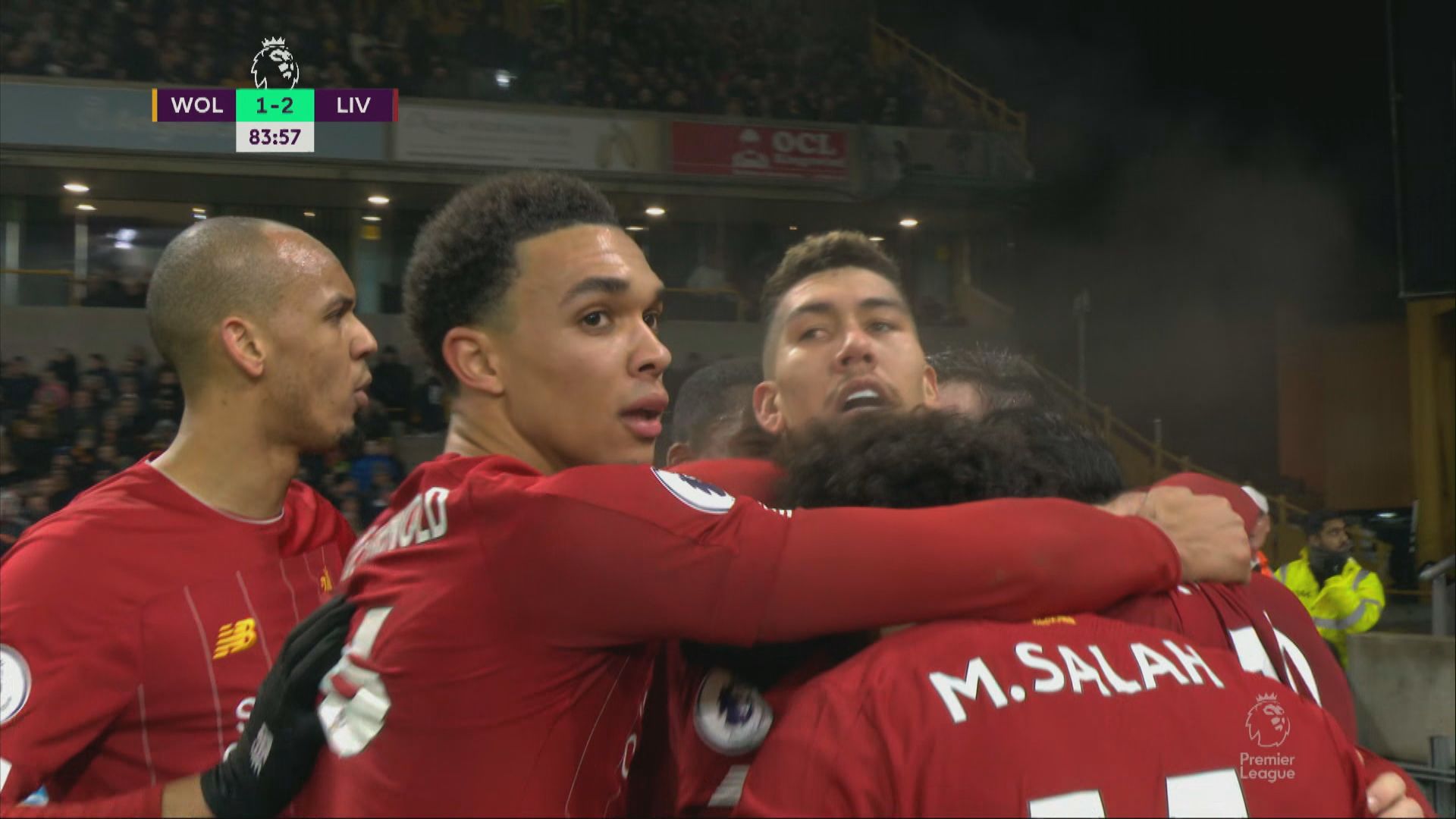 英超　狼隊1:2利物浦