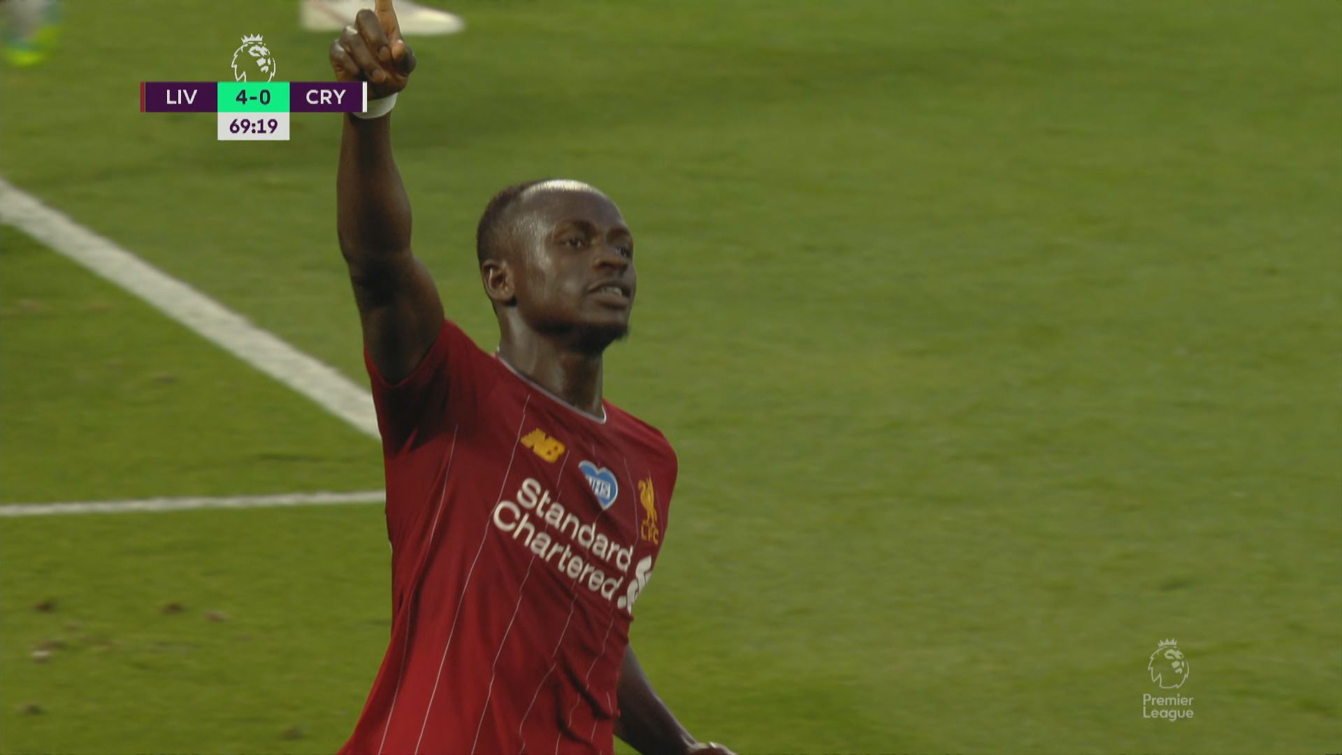 英超　利物浦4:0水晶宮