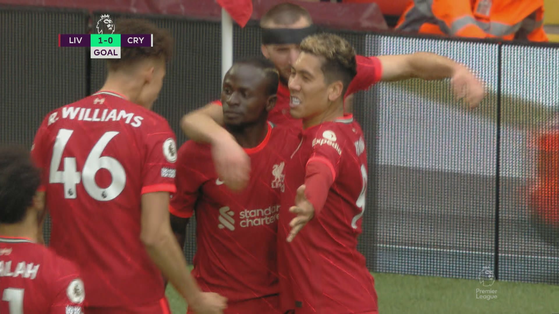 英超　利物浦2:0水晶宮