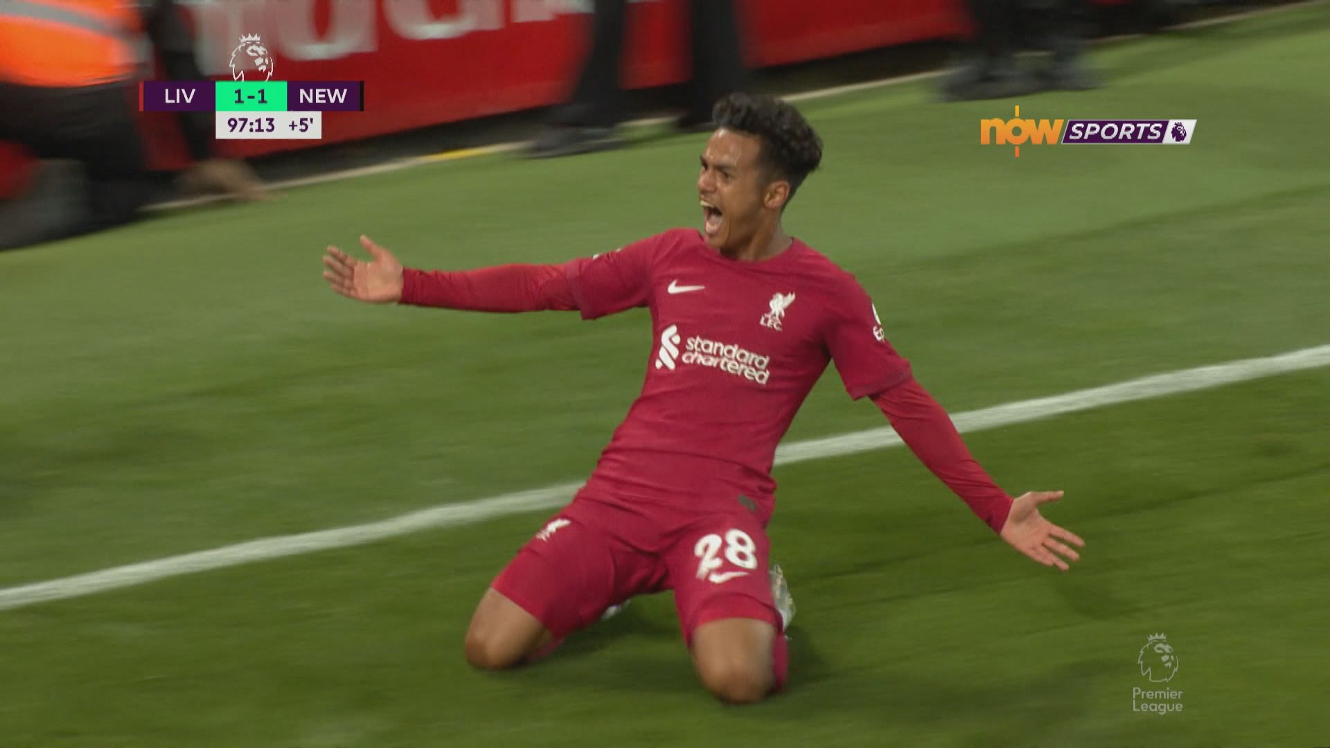 英超　利物浦2:1紐卡素