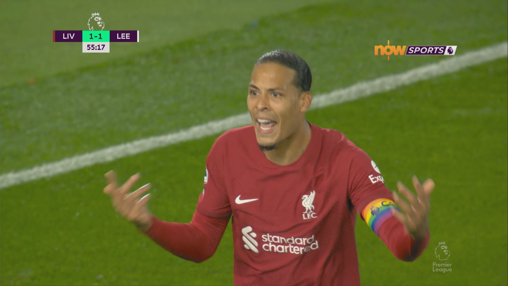 英超　利物浦1:2列斯聯