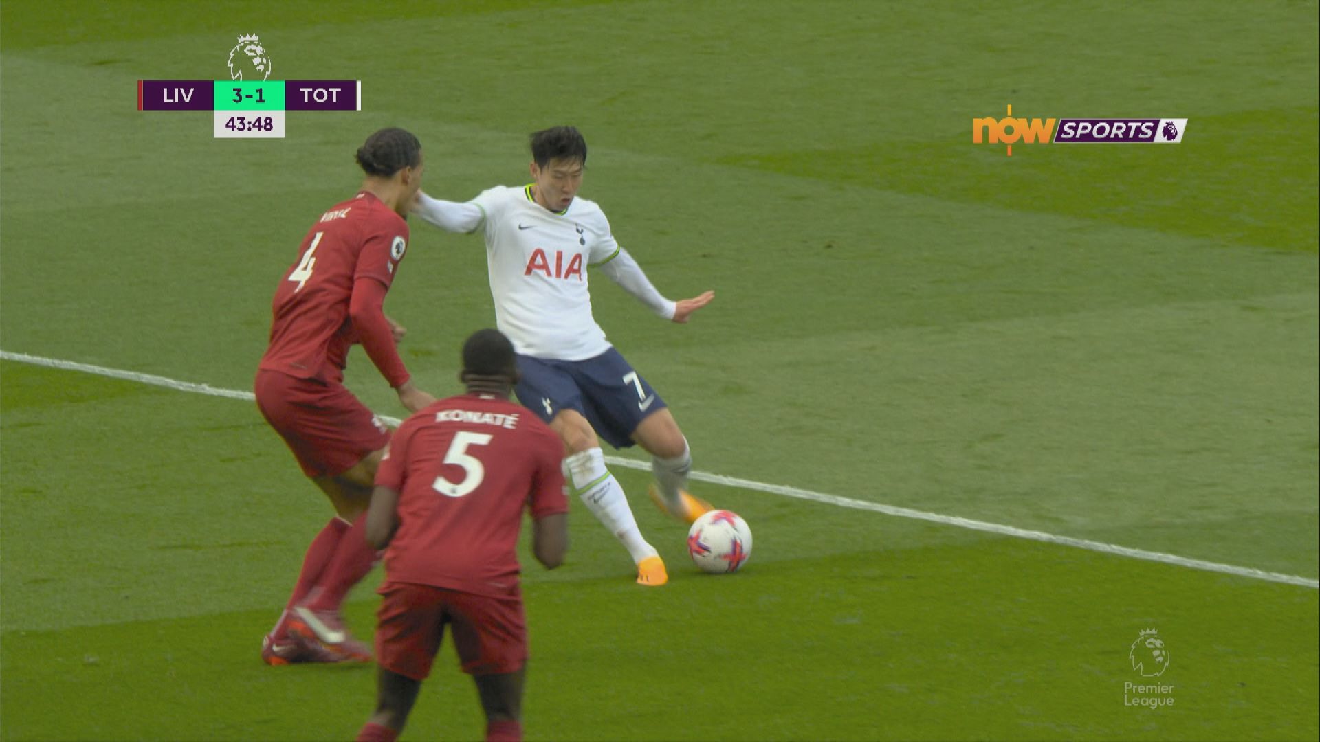 英超　利物浦 4:3 熱刺