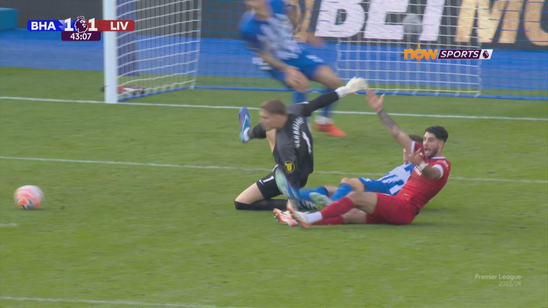 英超 白禮頓 2:2 利物浦