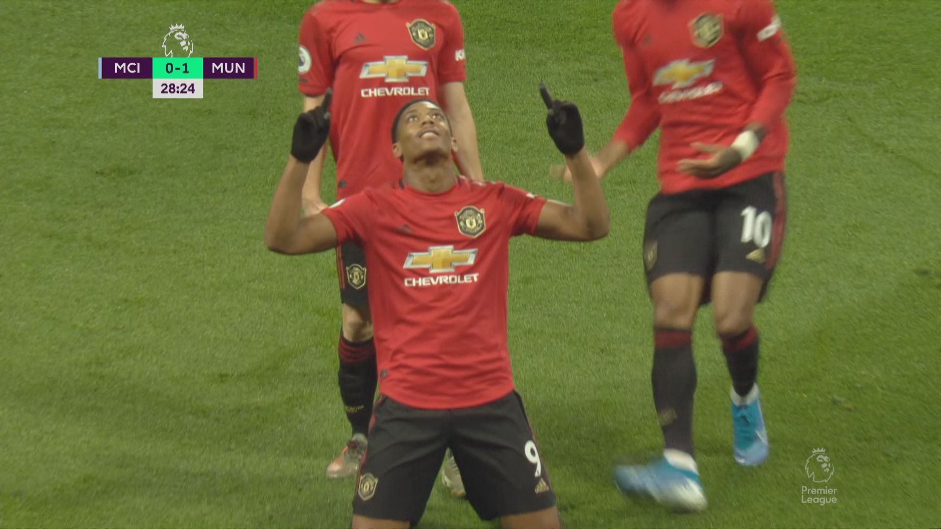 英超　曼城1:2曼聯