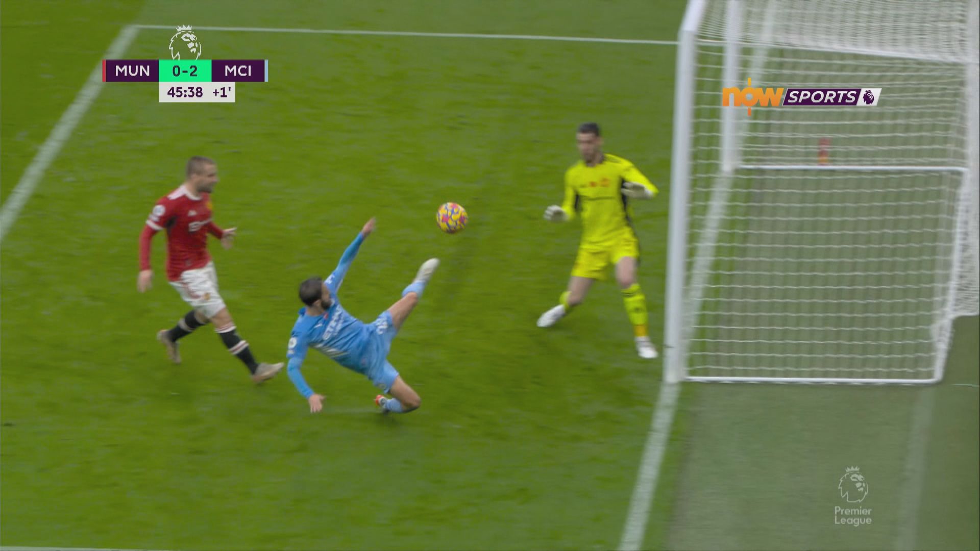 英超 曼聯0:2曼城