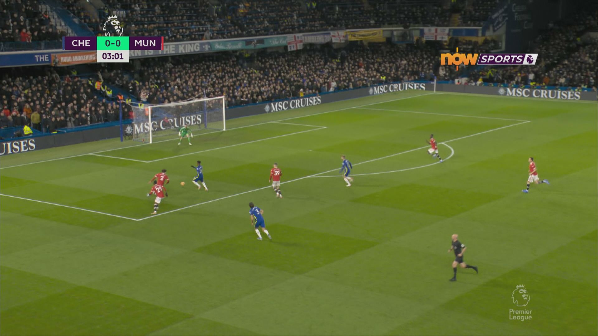 英超　車路士1:1曼聯