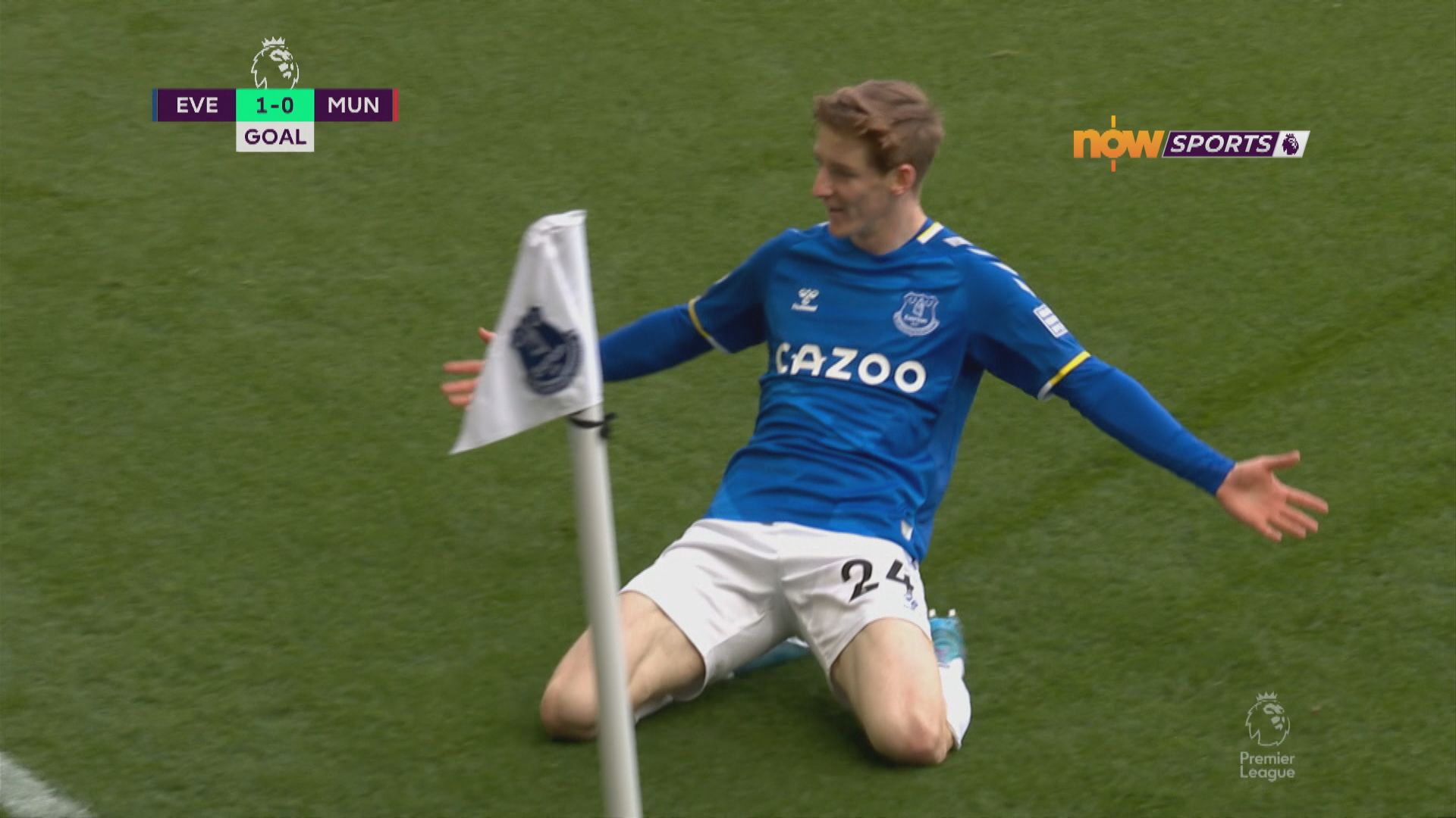 英超　愛華頓1:0曼聯