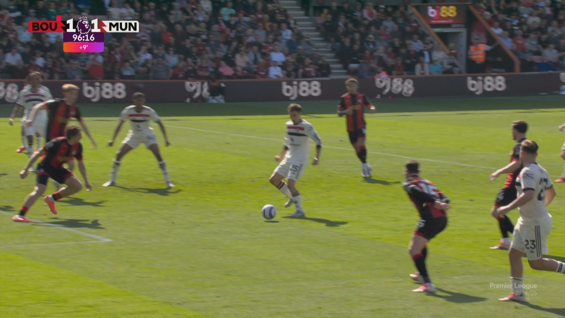 英超　般尼茅夫 1:1 曼聯