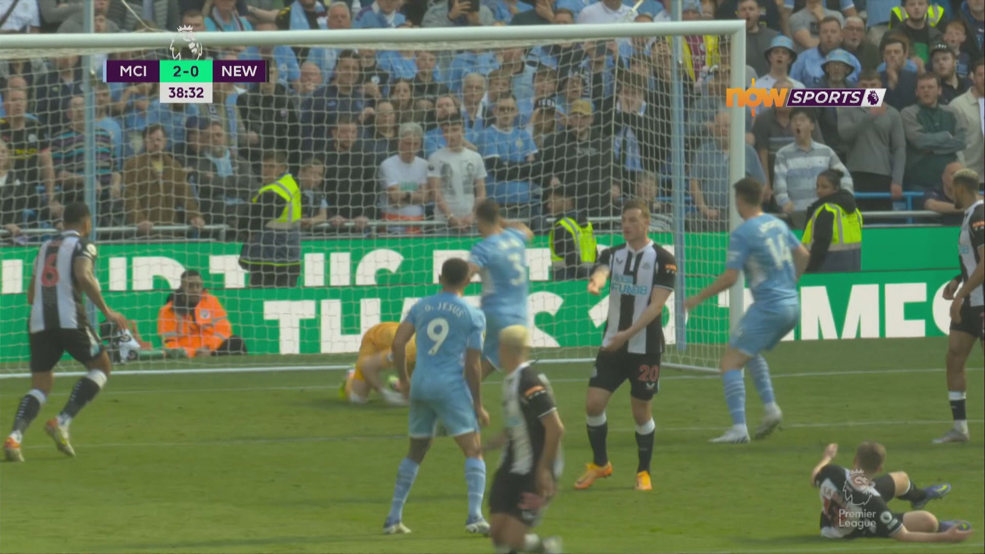 英超　曼城5:0紐卡素