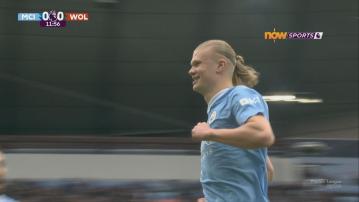 英超 曼城 5:1 狼隊