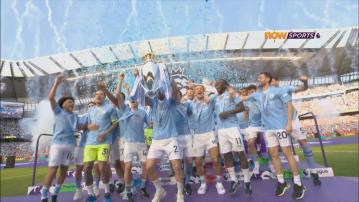 曼城3比1擊敗韋斯咸 成英超首支四連霸球隊